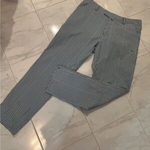 Puma Blue and White plaid / Checkered fun golf Pants